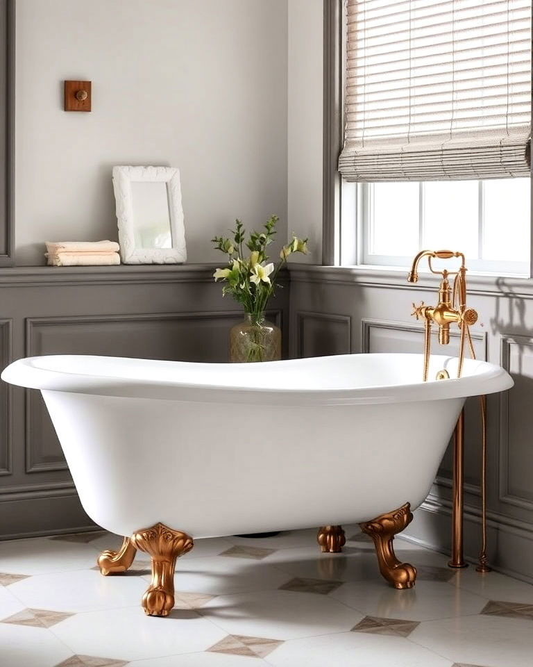 traditional bathroom with clawfoot tub charm - 20 Traditional Bathroom Ideas