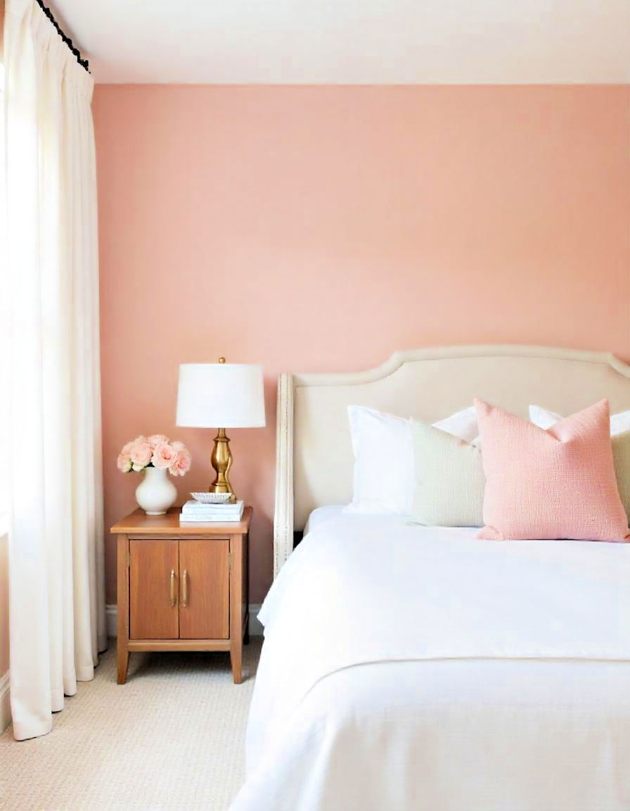 traditional fireplace mantel for tudor kitchen - 15 Blush Pink Bedroom Ideas