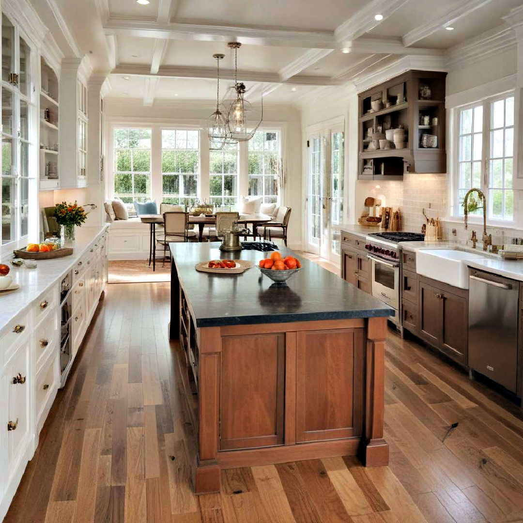 traditional kitchen island - 40 Kitchen Island Ideas