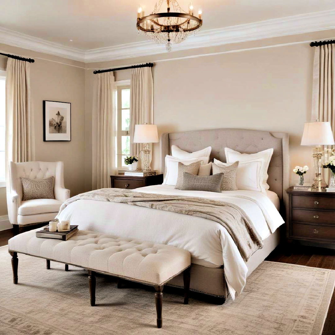 traditional twist for modern bedroom - 40 Modern Bedroom Ideas
