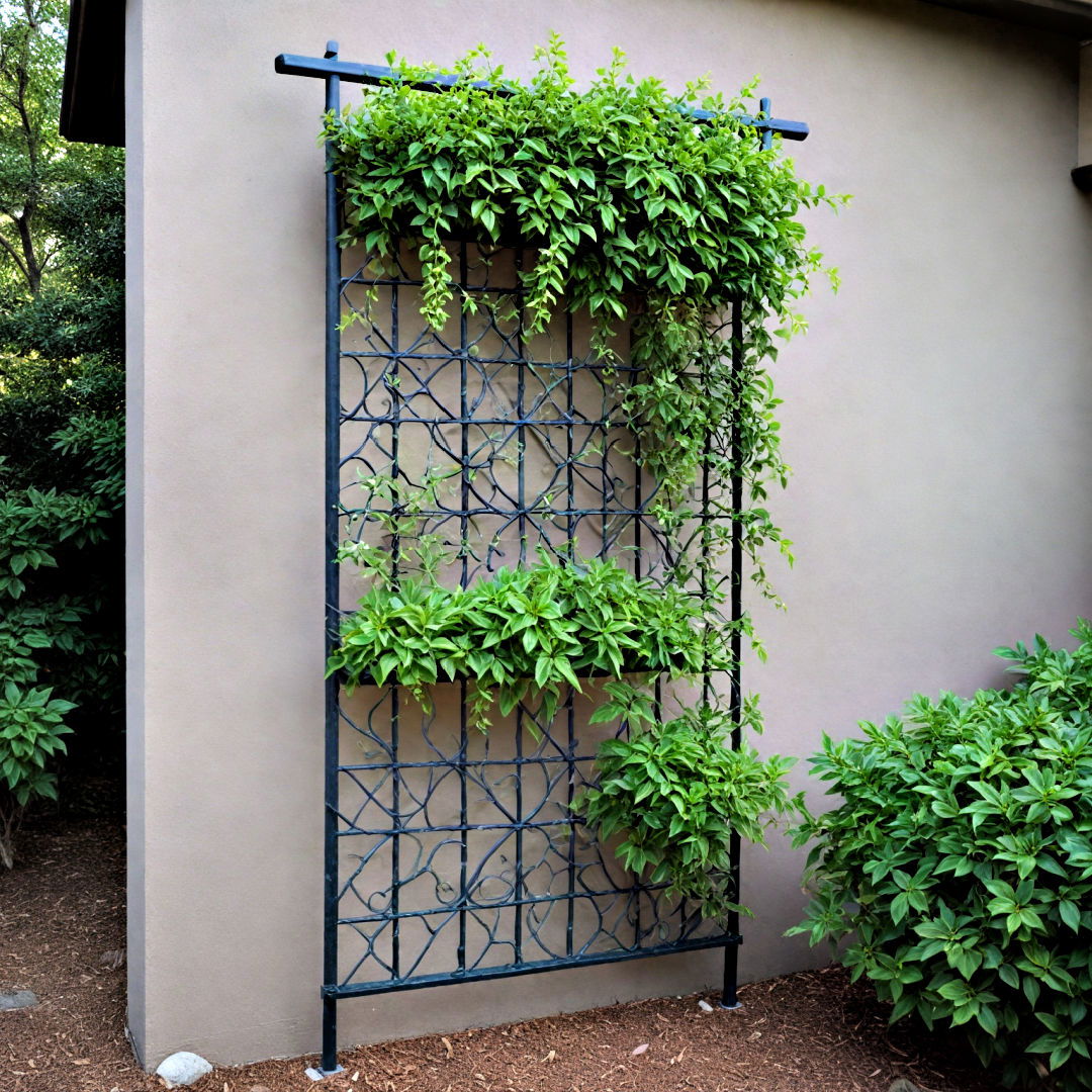 trellis made from metal - 40 Hardscaping Ideas