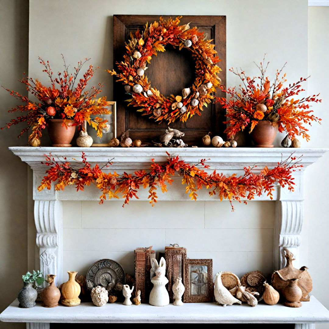 try versatile seasonal mantel - 40 Mantel Decor Ideas