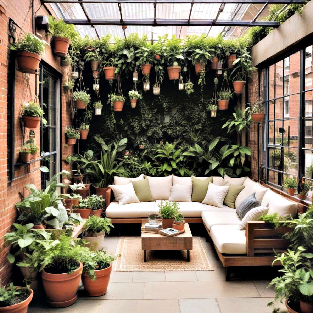 turn patio into urban jungle - 25 Enclosed Patio Ideas