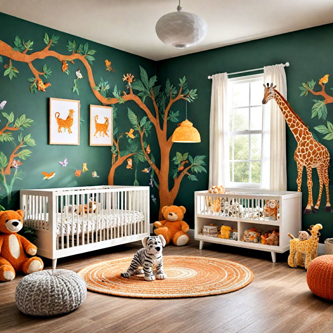 turn your nursery into an exciting zoo - 40 Nursery Ideas