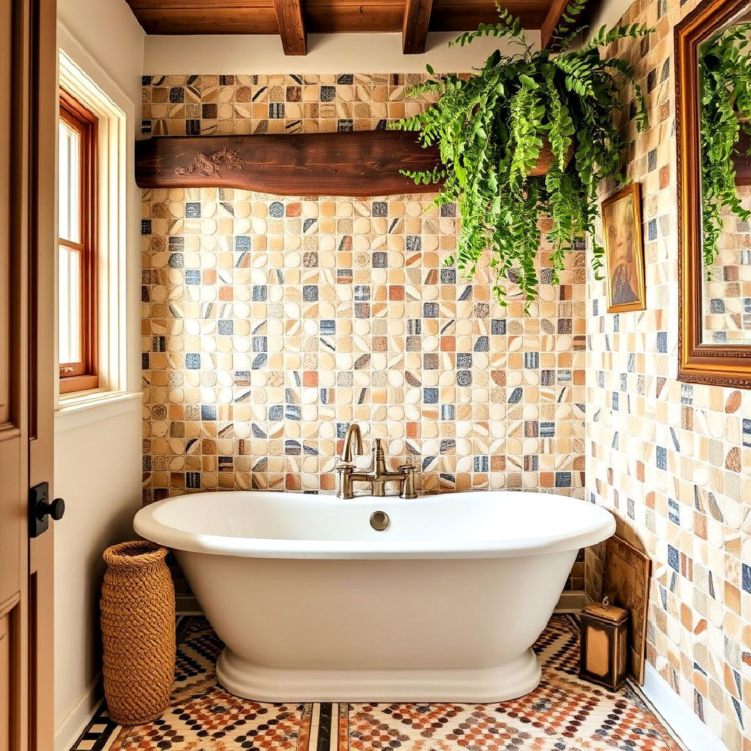 tuscan inspired mosaic details - 25 Tuscan Interior Design Ideas