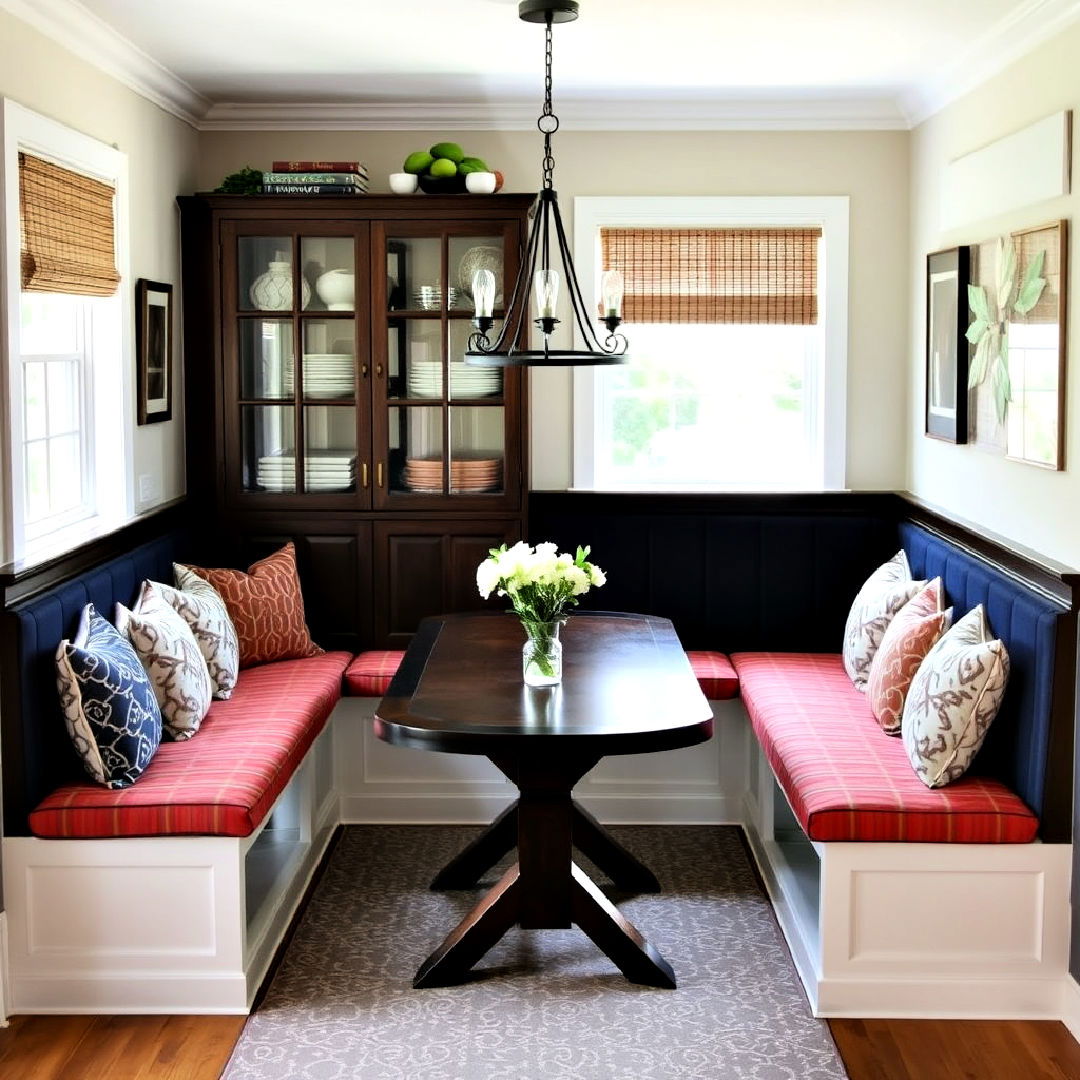u shaped banquette seating - 40 Banquette Seating Ideas