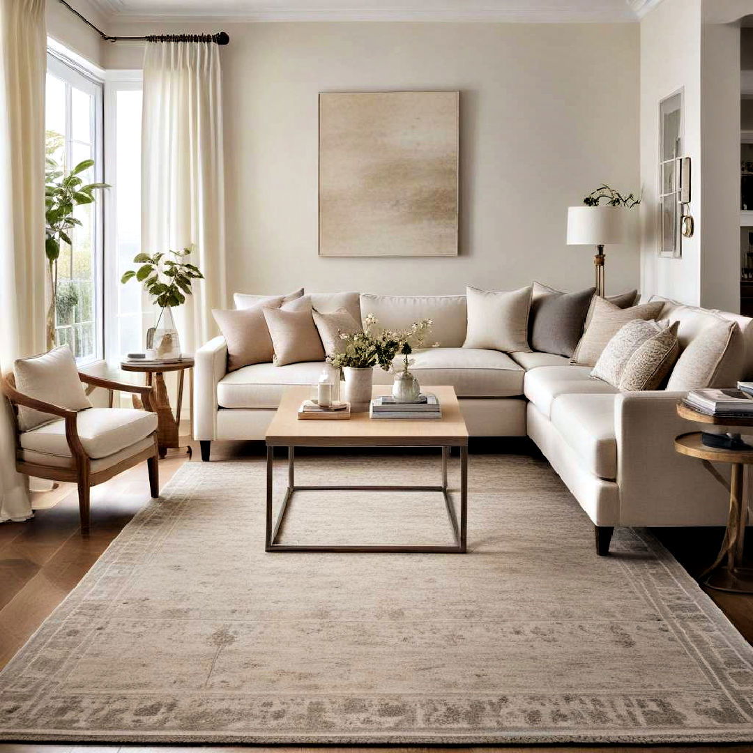ultra fine area rug - 40 Small Living Room Ideas