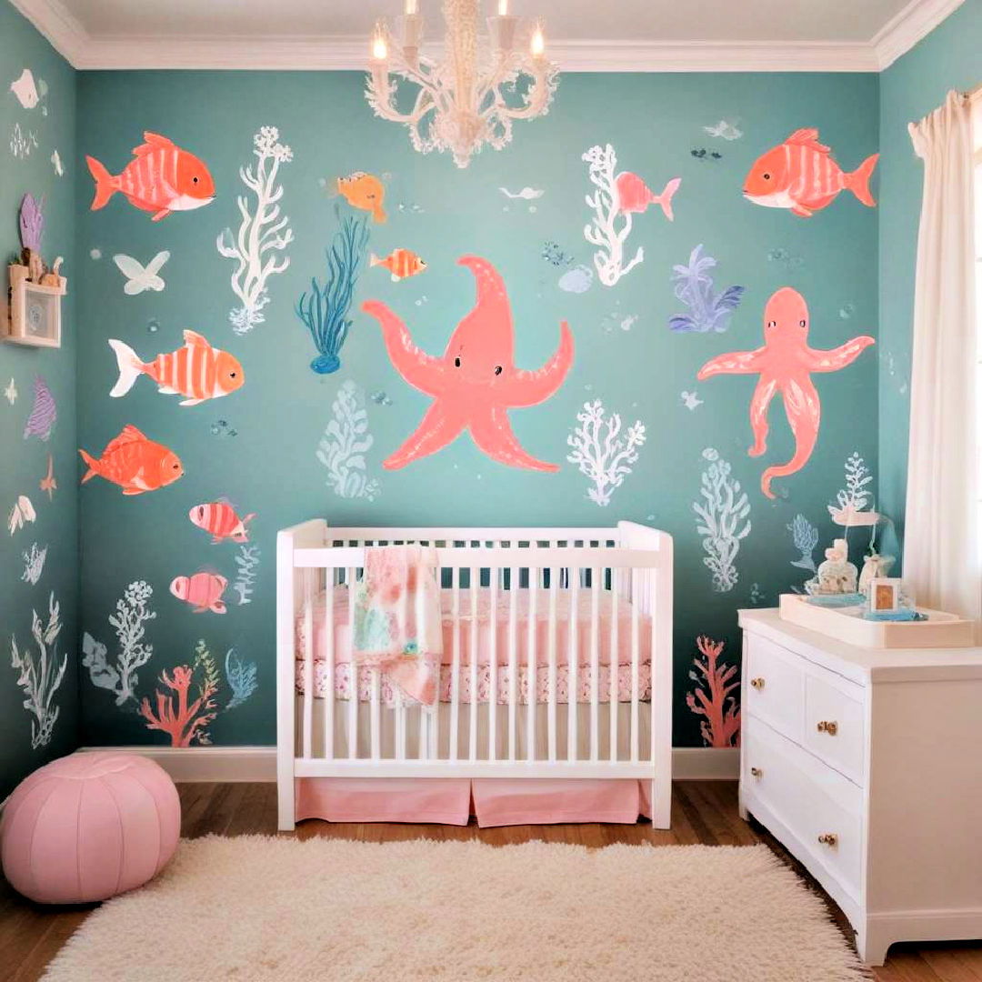 under the sea theme - 25 Baby Girl Nursery Ideas
