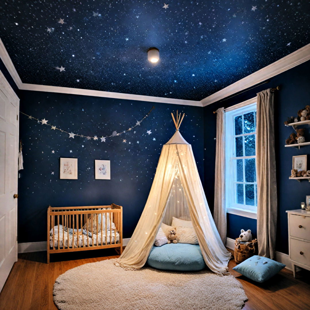 under the stars theme - 40 Nursery Ideas