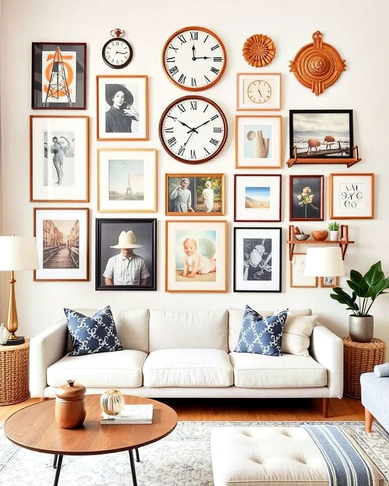 unique art with a purpose - 25 Eclectic Gallery Wall Ideas