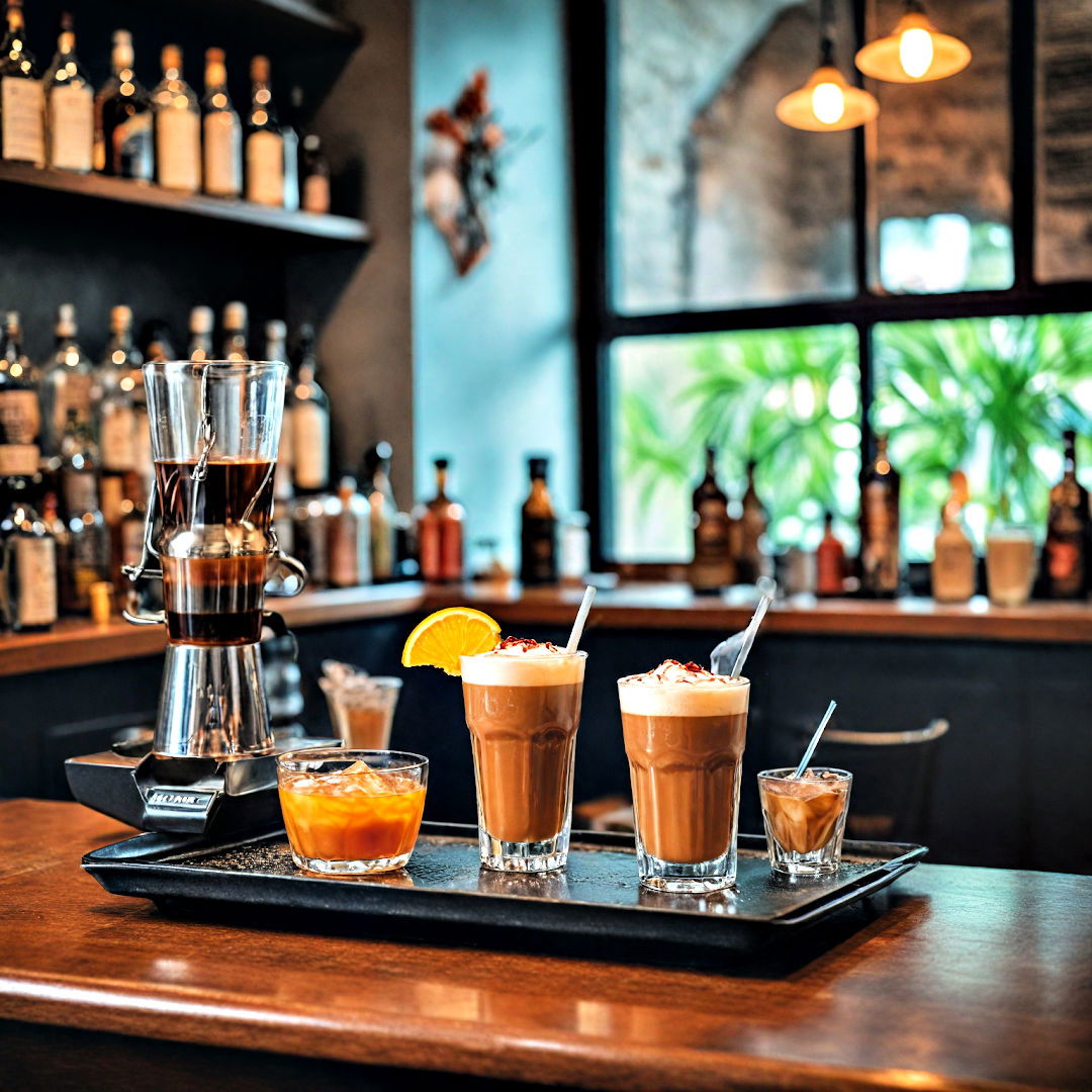 unique coffee based cocktail bar - 40 Coffee Bar Ideas