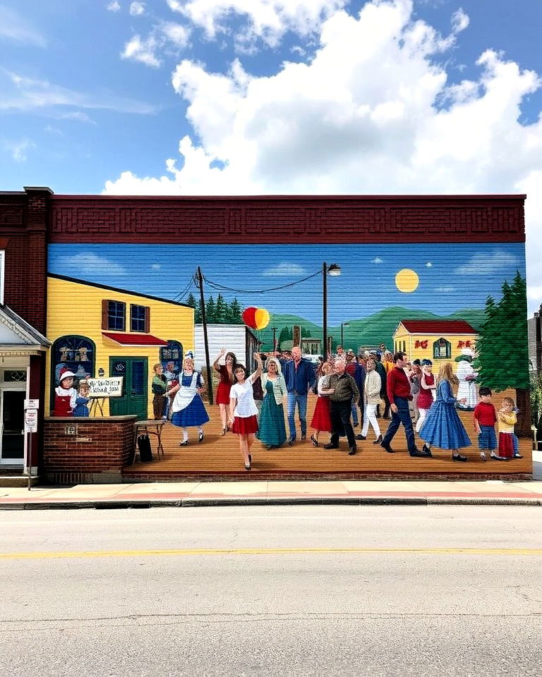 unique festivals and community events - 20 Small Town Murals