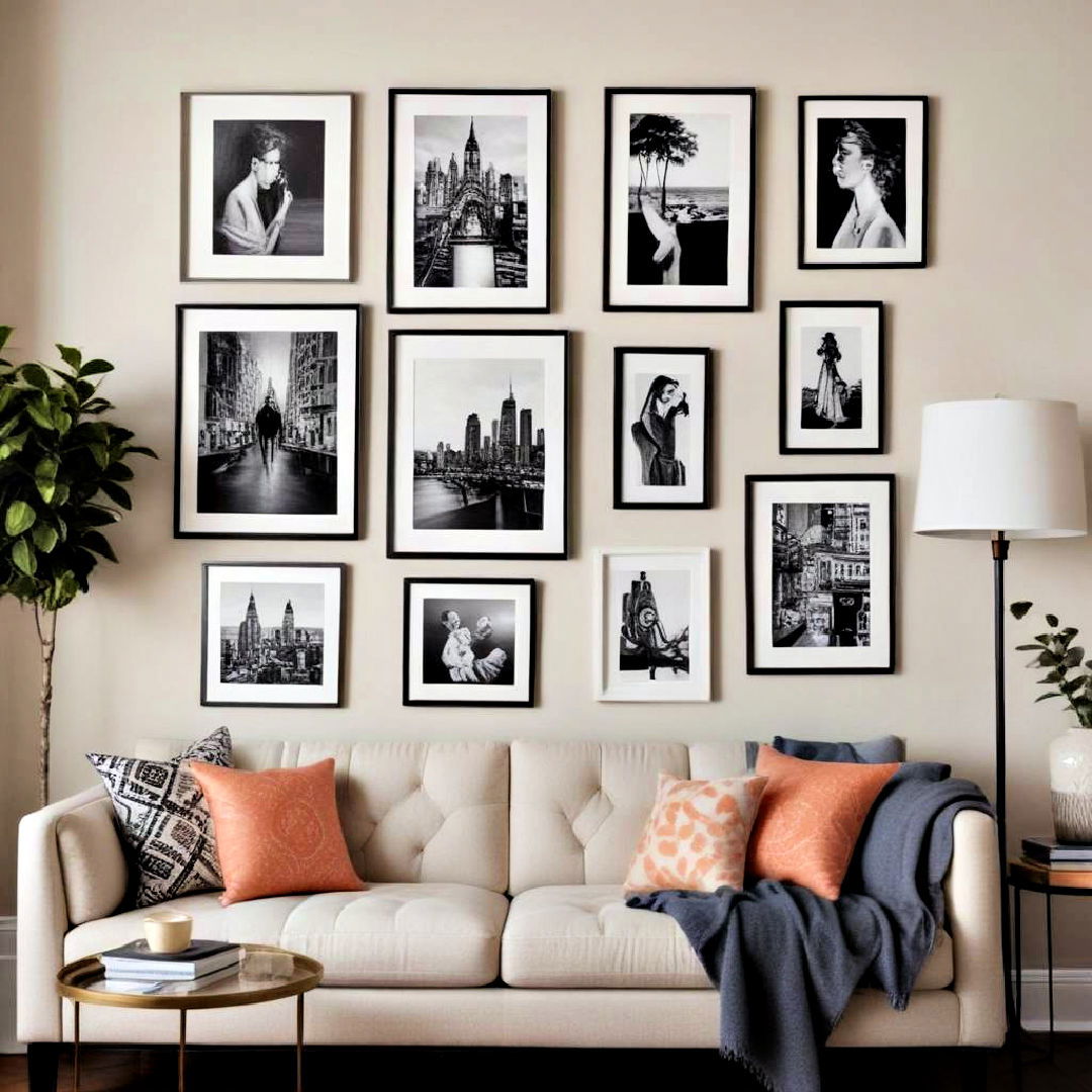 unique hanging paintings - 40 Apartment Decorating Ideas