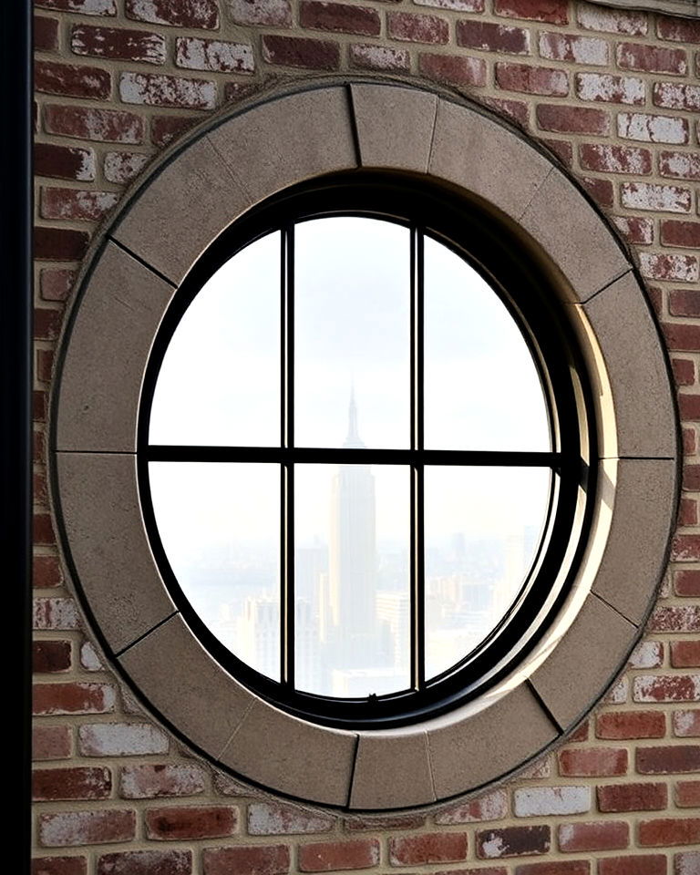 unique industrial circular arched window - 30 Arch Window Design Ideas
