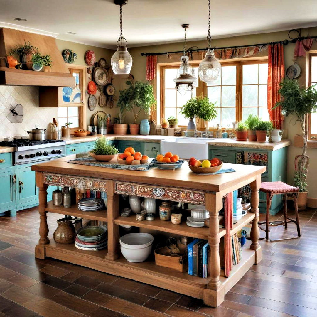 unique kitchen island - 40 Kitchen Island Ideas