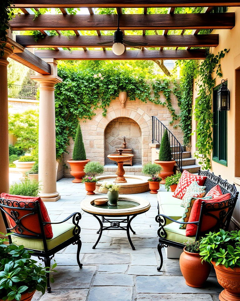 unique mediterranean inspired outdoor space - 20 Italian Interior Design Ideas