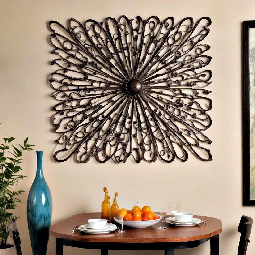 unique metal wall sculpture - 40 Wall Decor Ideas