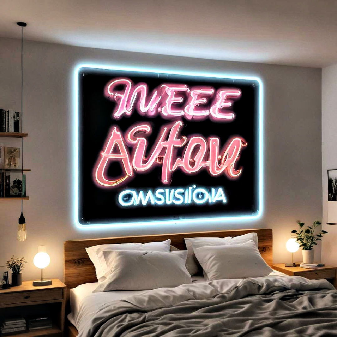 unique neon signs - 40 Anime Room Ideas