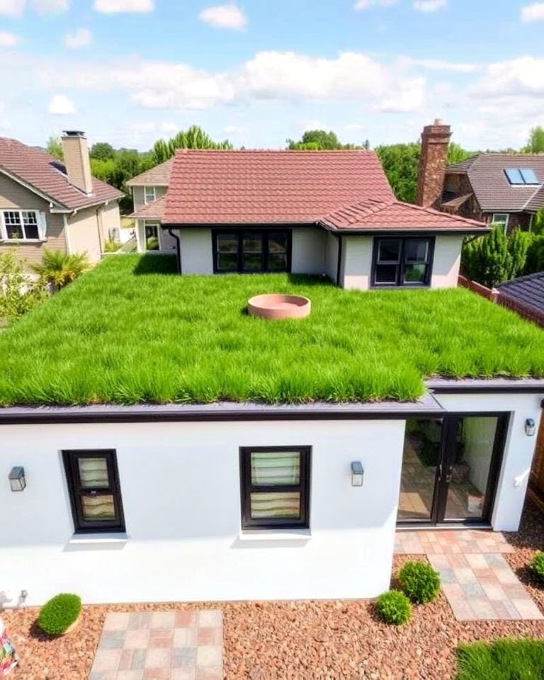 unique residential lawn roof - 20 Houses With Green Roofs