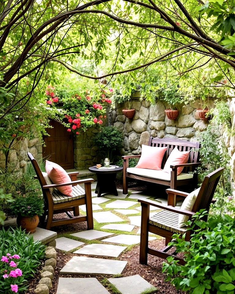 unique secluded seating area - 35 Secret Garden Ideas