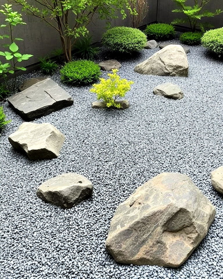 unique zen rock garden - 40 Japanese Garden Ideas