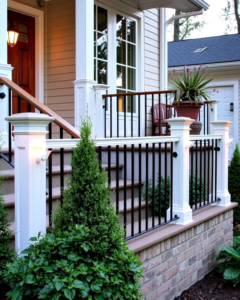 upgrade exterior railings to add modern touch - 30 Exterior Home Remodeling and Renovation Ideas