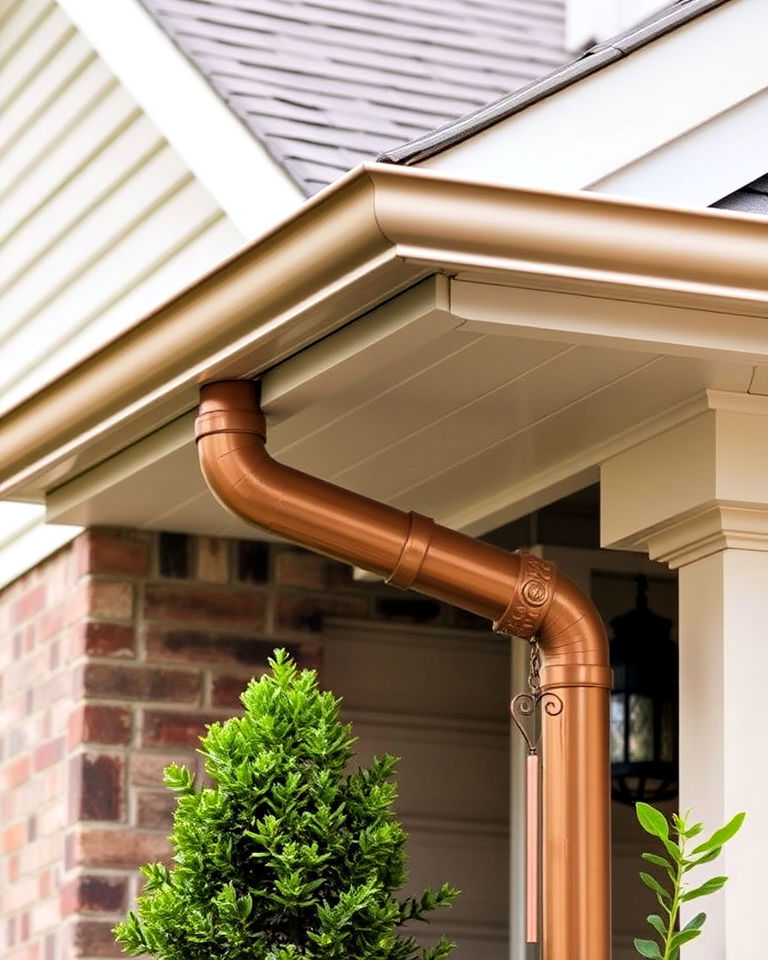 upgrade gutters and downspouts - 40 Curb Appeal Inspiration for Ranch Homes