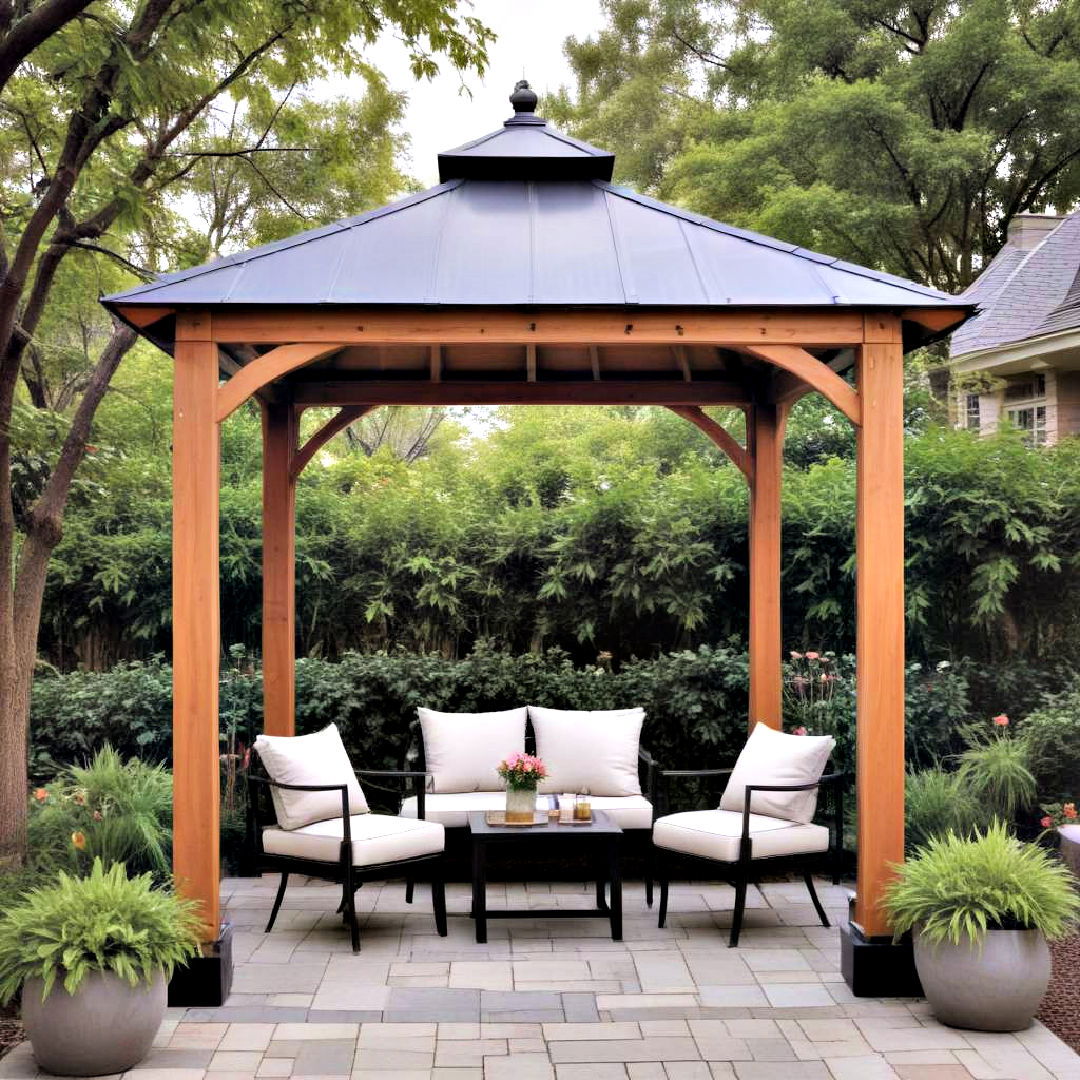 urban oasis gazebo to maximize functionality - 40 Gazebo Design Ideas