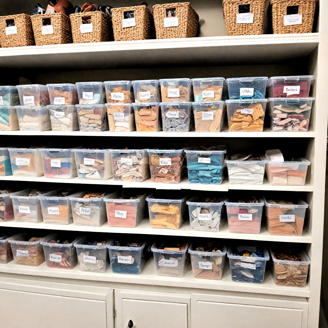 use boxes as supply organizers - 25 Craft Room Ideas