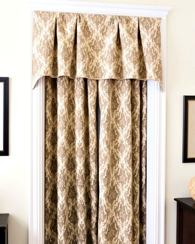 valance and curtains combo for closet - 30 Closet Curtain Ideas