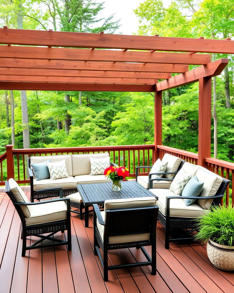 versatile convertible furniture for deck seating - 20 Deck Seating Ideas