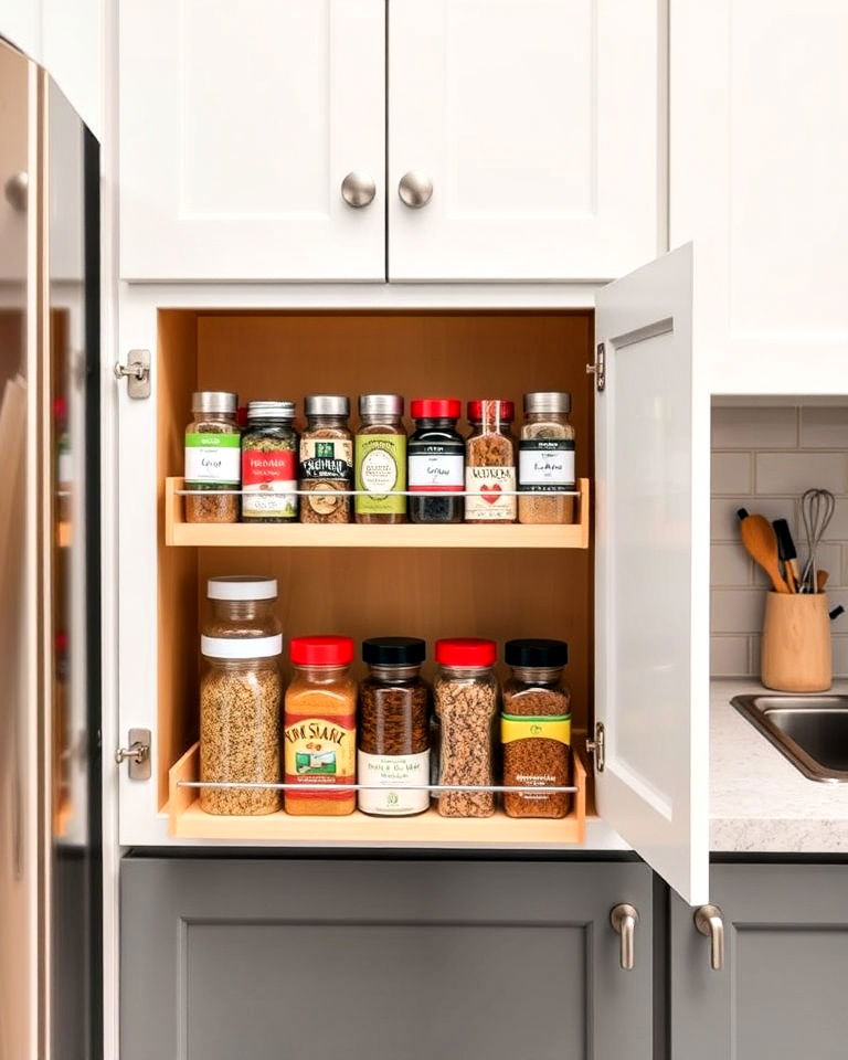 versatile expandable spice rack - 40 Spice Rack Ideas