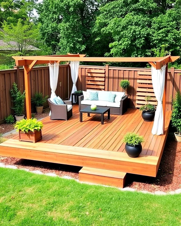 versatile floating deck - 30 Patio Deck Ideas