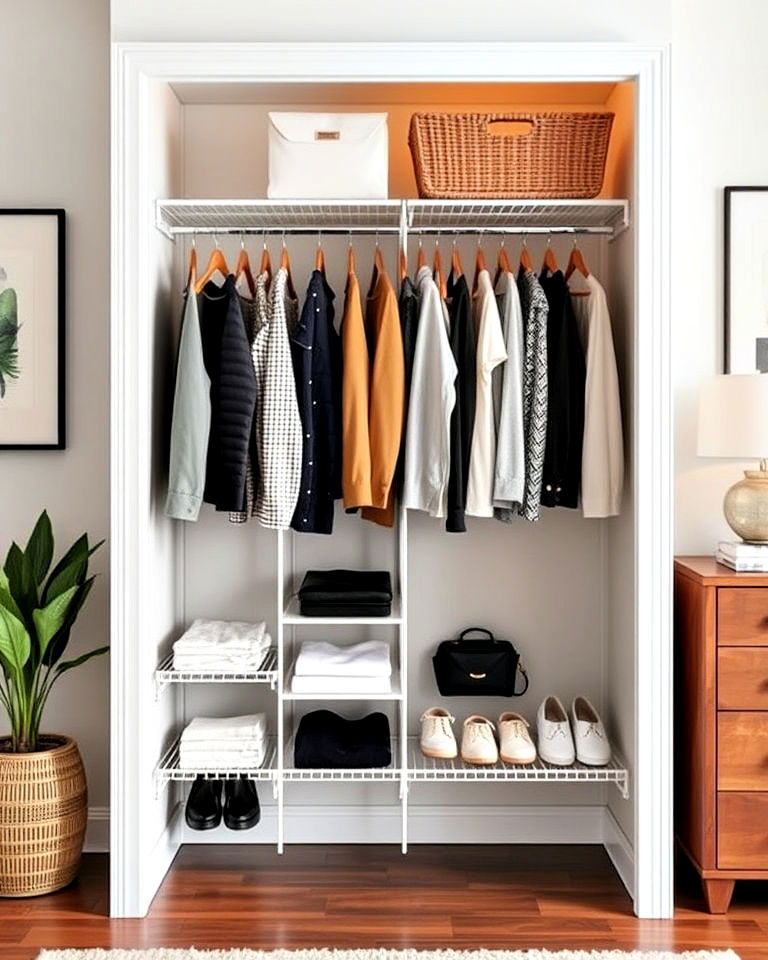 versatile freestanding open closet - 30 Open Closet Ideas