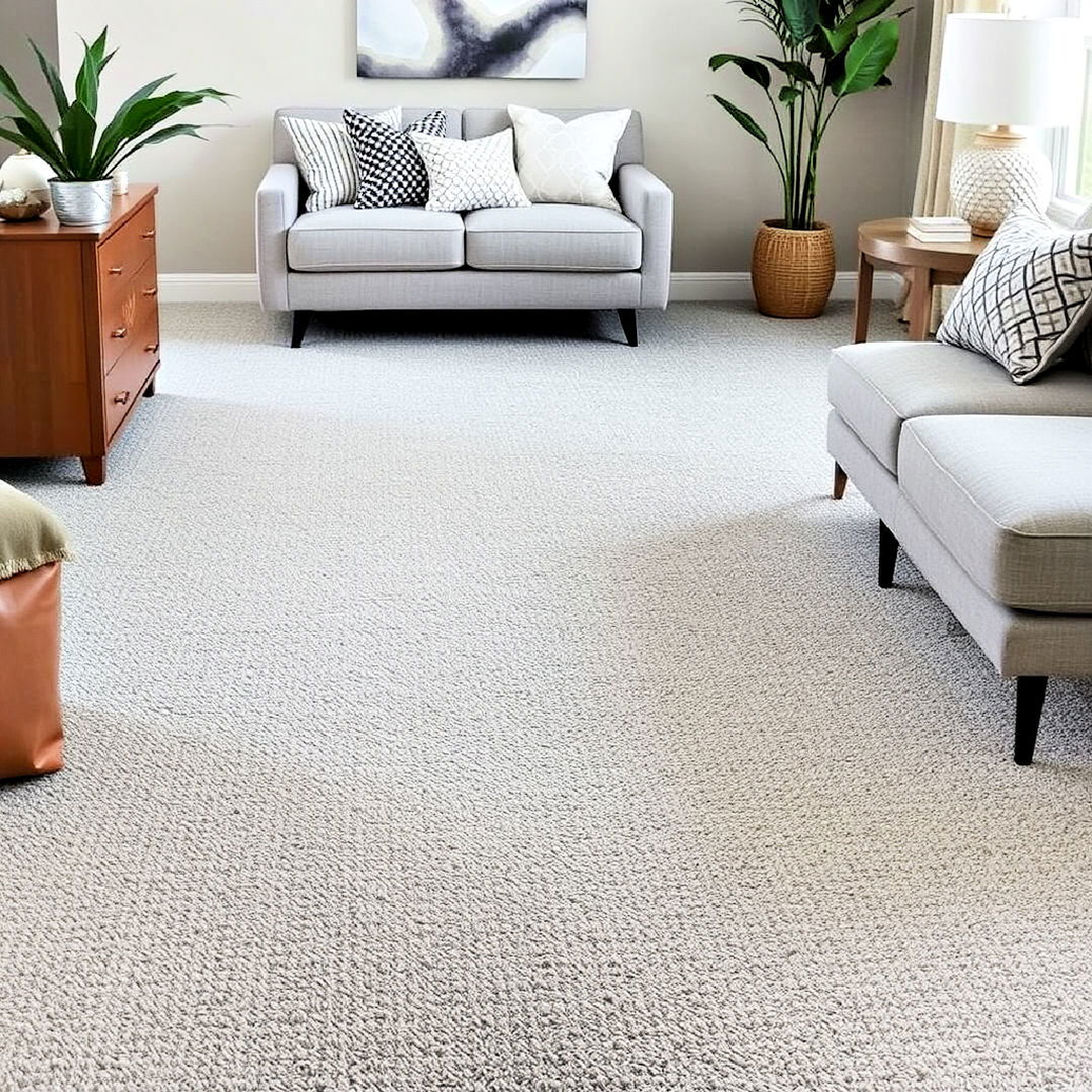 versatile grey carpet flooring - 25 Grey Flooring Living Room Ideas