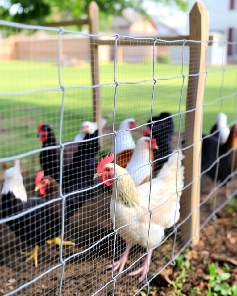 versatile mesh netting fence - 25 Chicken Fence Ideas