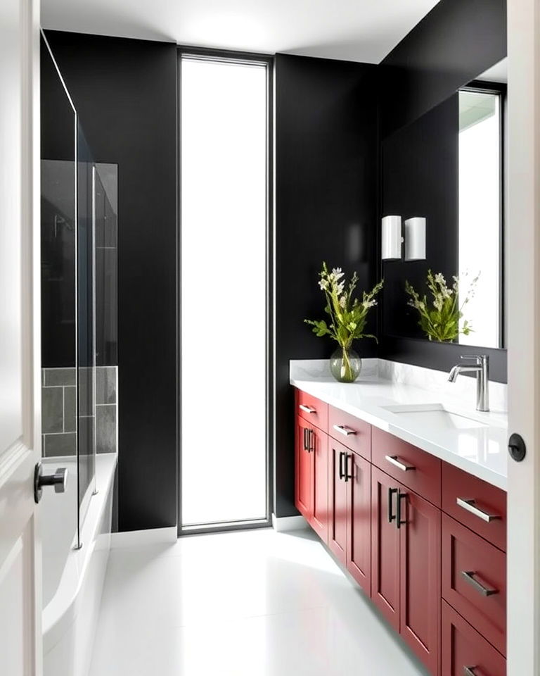 versatile minimalist solid surface countertop - 20 Bathroom Countertop Ideas