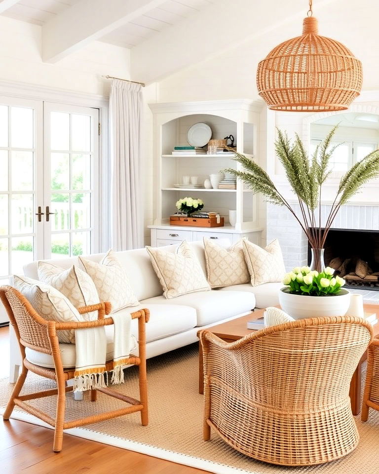 versatile neutral color palette - 25 Hamptons Style House Interior Ideas