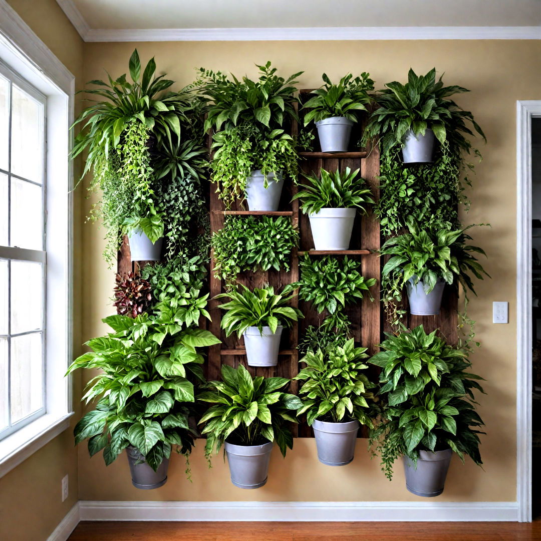 vertical garden for small entryway - 40 Small Entryway Ideas