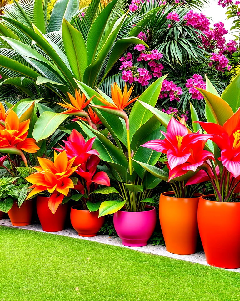 vibrant tropical paradise - 30 Garden Colour Schemes