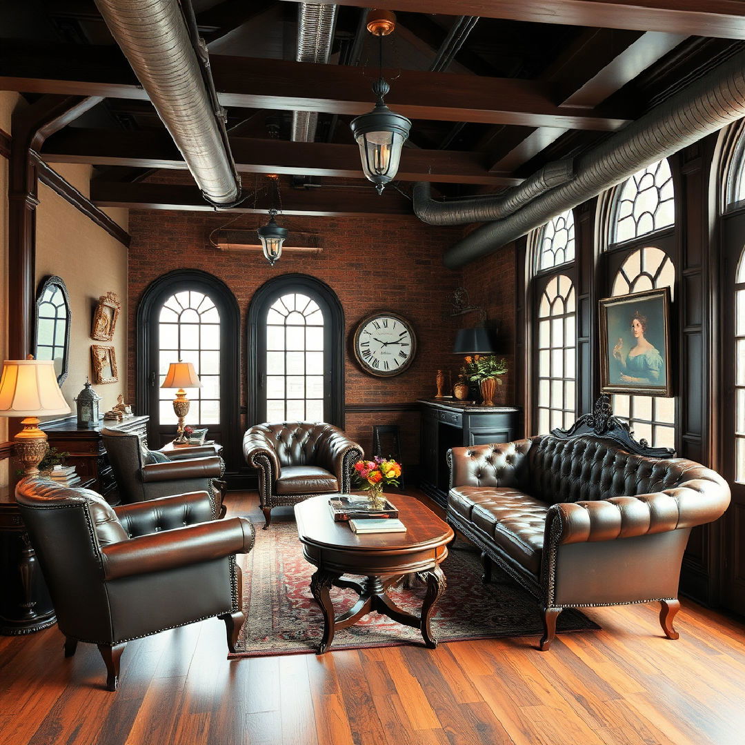 victorian era furniture for steampunk interior design - 25 Steampunk Interior Design Ideas