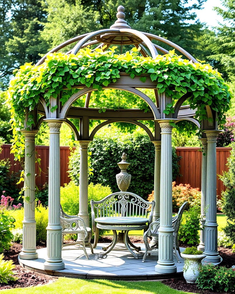 victorian gazebo arbor for garden - 40 Garden Arbor Ideas