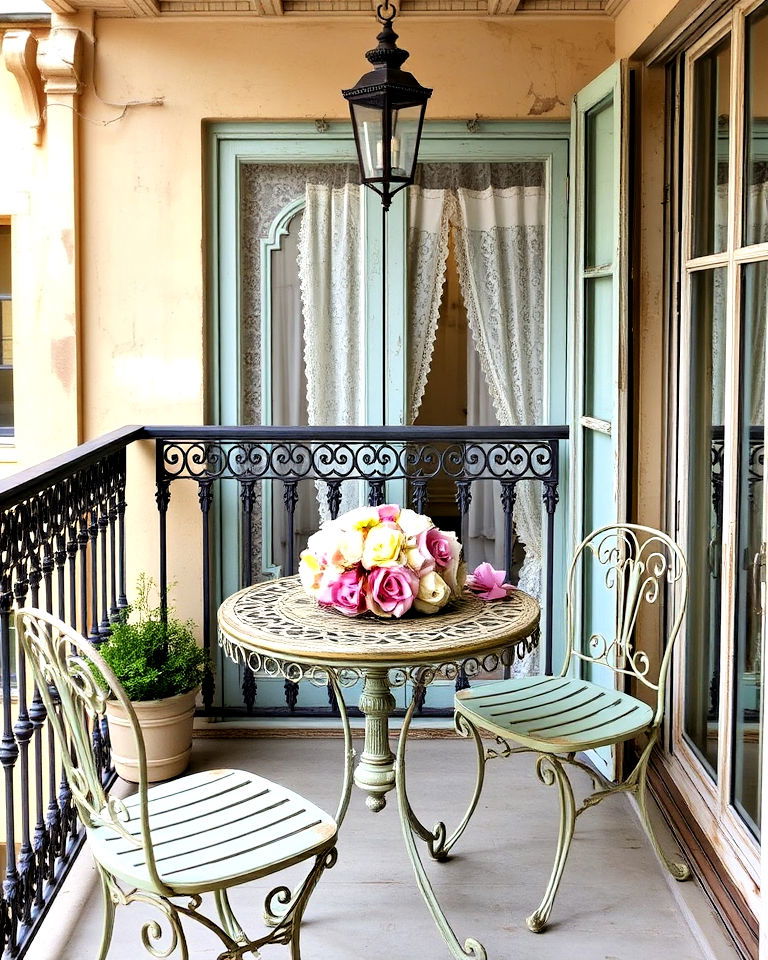 vintage charm for french balcony - 25 French Balcony Ideas