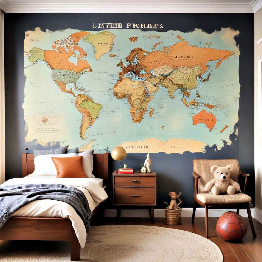 vintage decor elements idea - 40 Boys Room Ideas