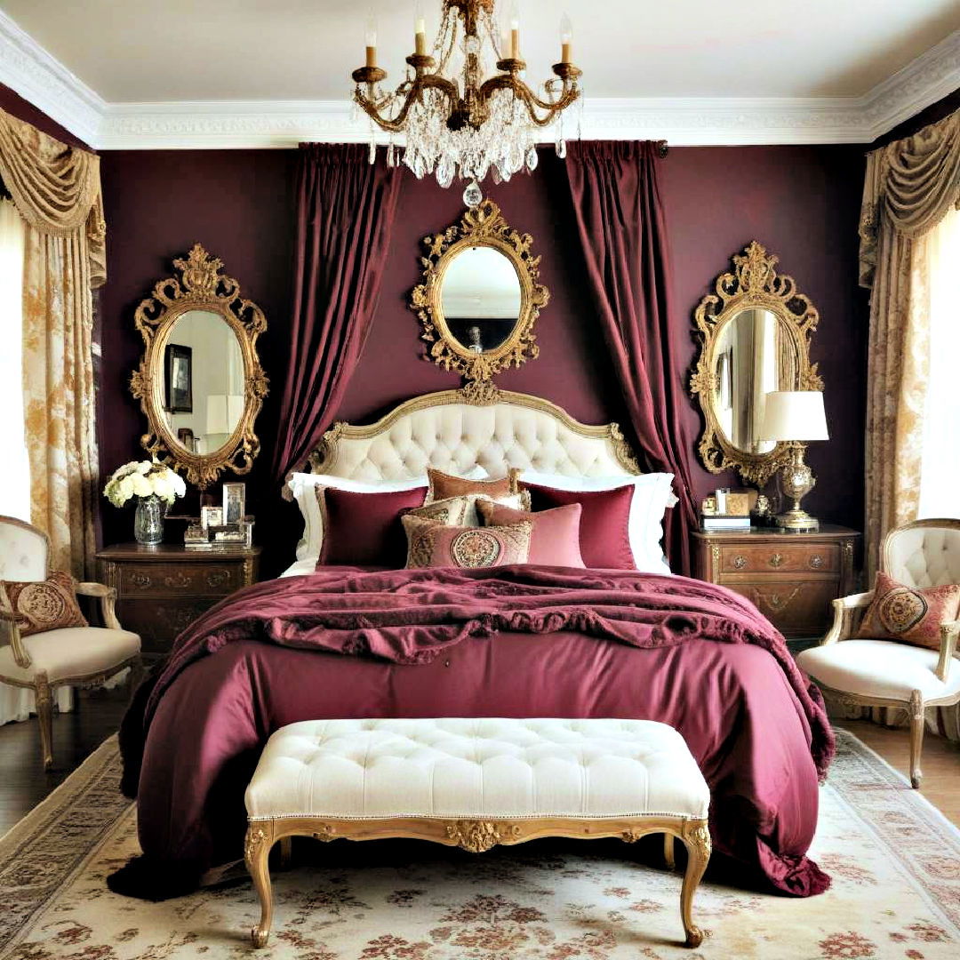 vintage glamour for modern bedroom - 40 Modern Bedroom Ideas