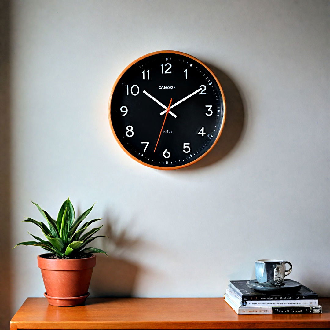 vintage wall clock - 40 Aesthetic Room Ideas
