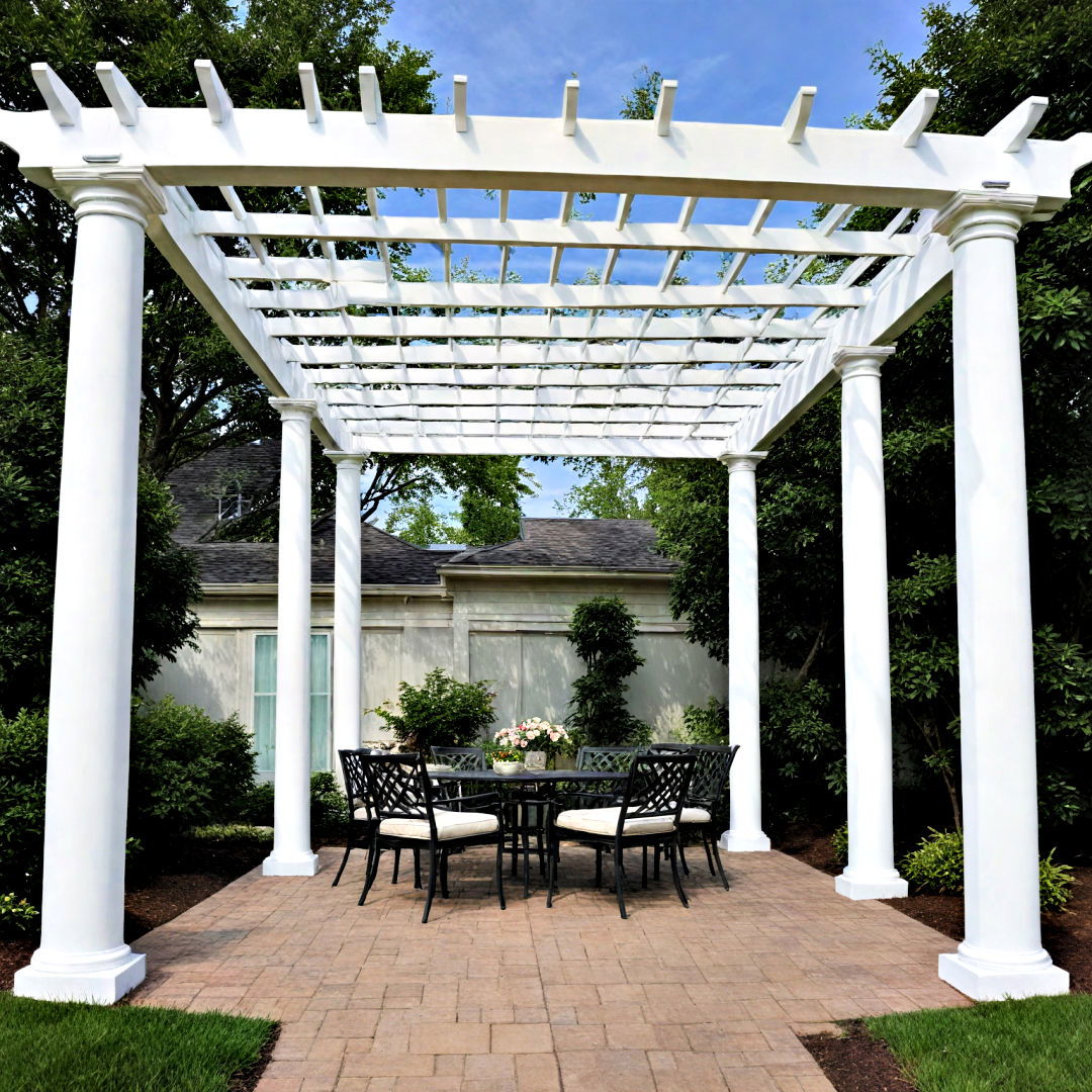 vinyl modern pergola - 20 Modern Pergola Ideas