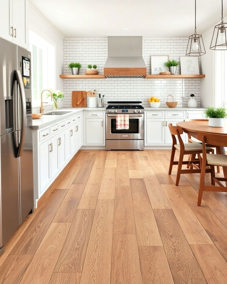 vinyl plank farmhouse flooring - 40 Farmhouse Flooring Ideas