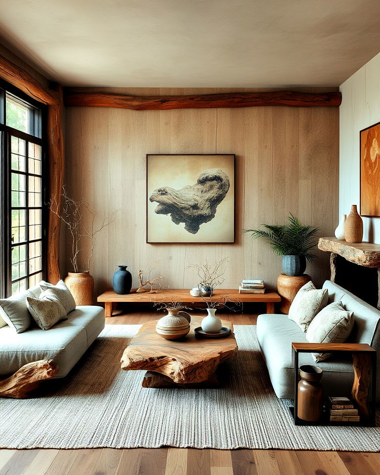 wabi sabi imperfection ideas - 25 Japanese Style Living Room Ideas