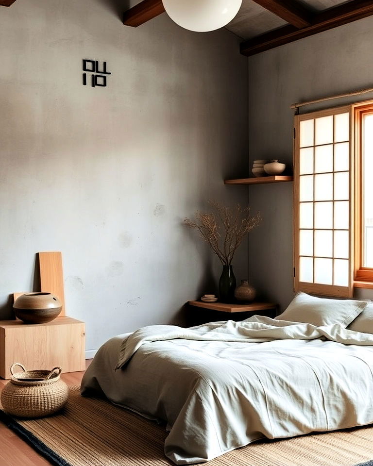wabi sabi inspired bedroom - 20 Asian Bedroom Ideas